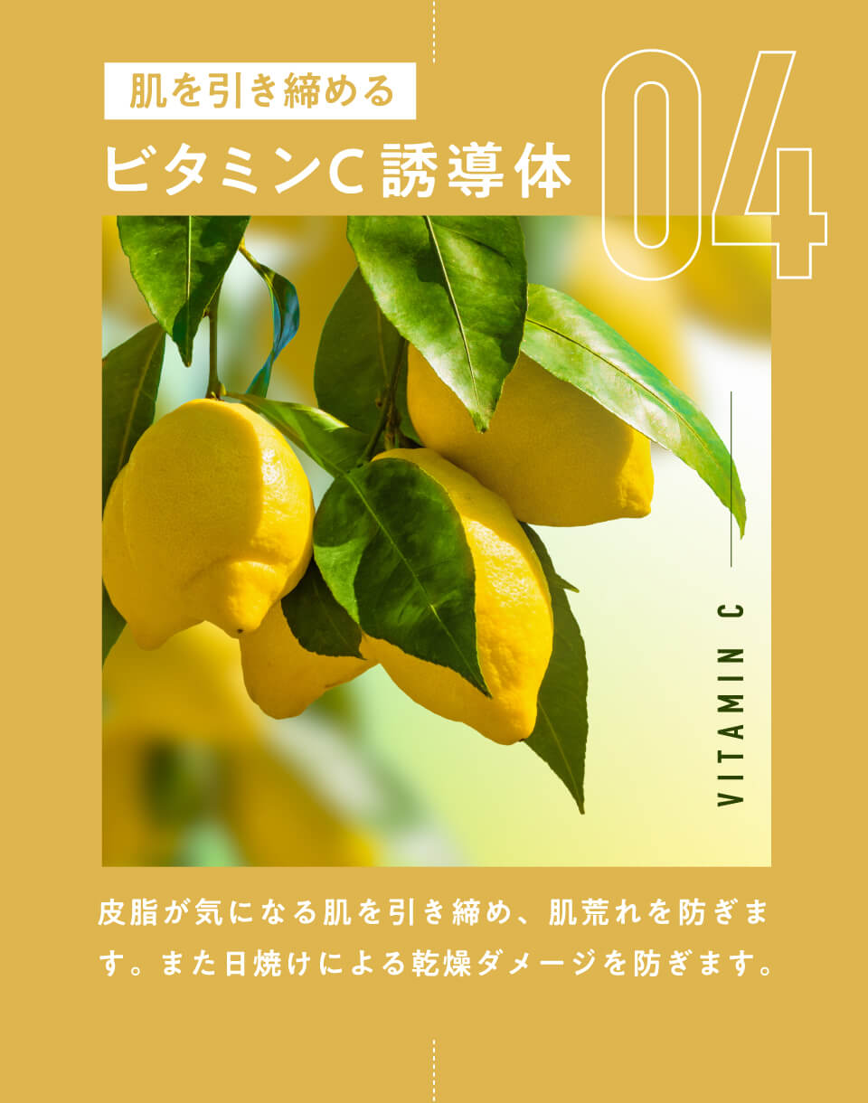 04 肌を引き締めるビタミンC誘導体